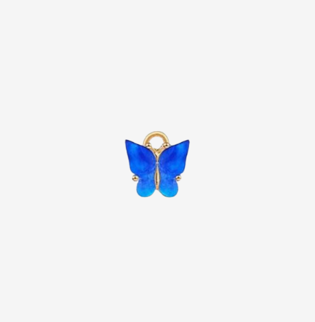 Azure Wings Butterfly Charm