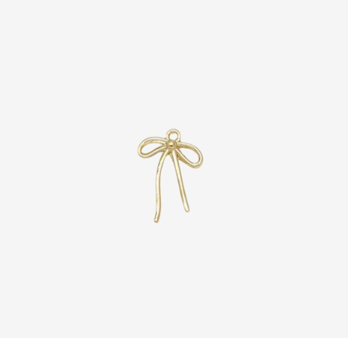 "Golden Bow" Charm