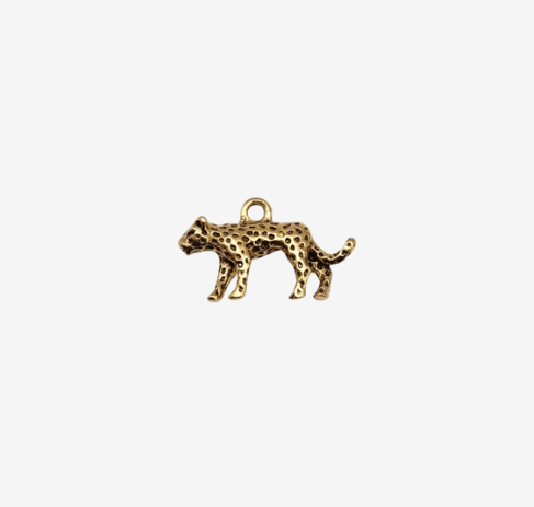 "Wild Stride" Cheetah Charm