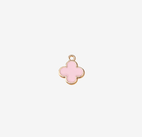 "Pink Luck" Clover Charm