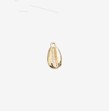 Golden Shore Puka Shell Charm